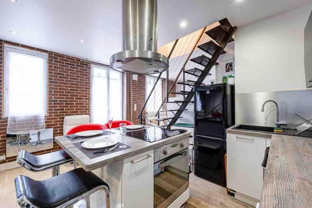 Duplex 45M2 -Zac L'Oreal - Palais De Justice Paris Clichy Luaran gambar